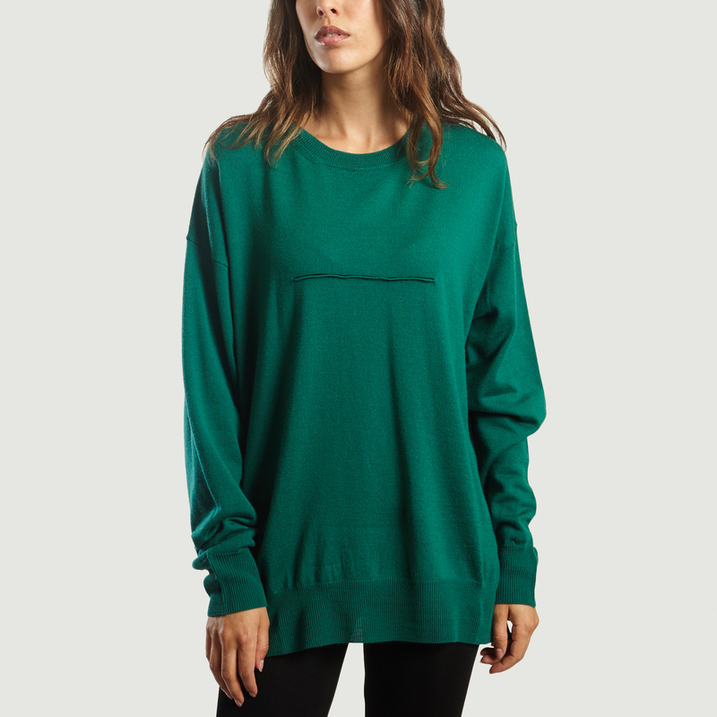 oversized crew neck jumper