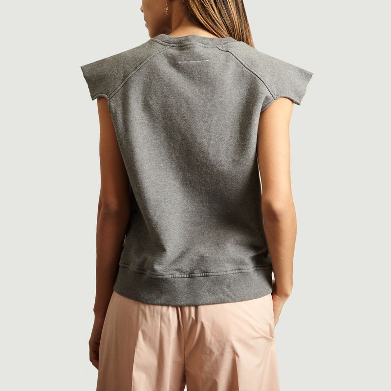 Sweat Manches Cropped - MM6