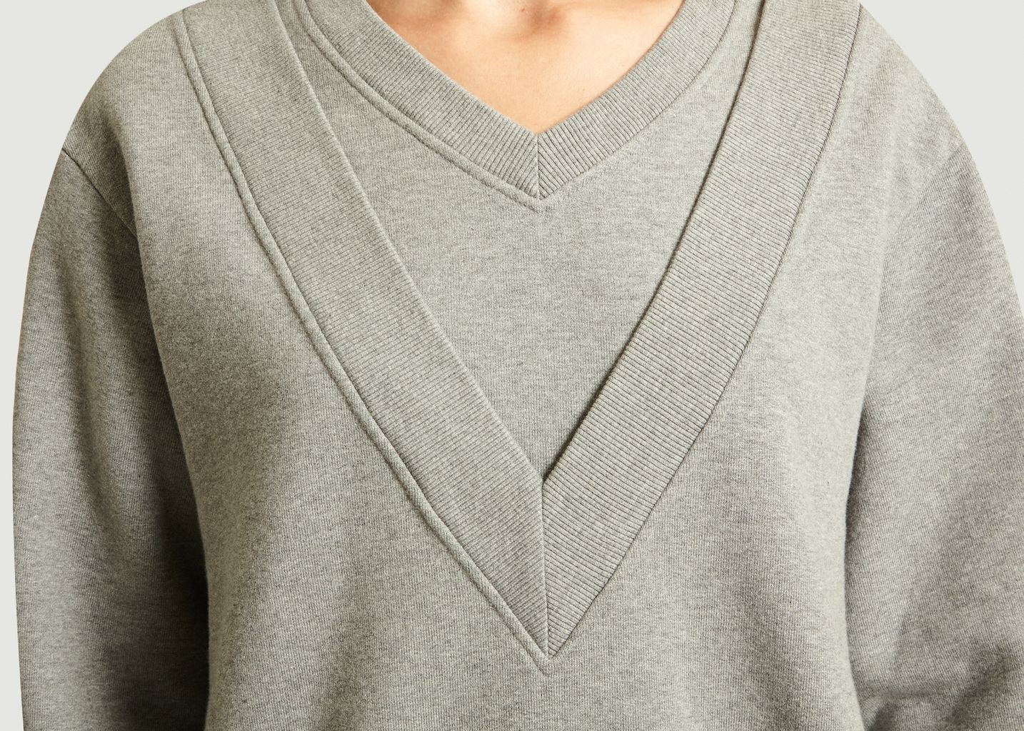 Double Collar Sweatshirt - MM6 Maison Margiela