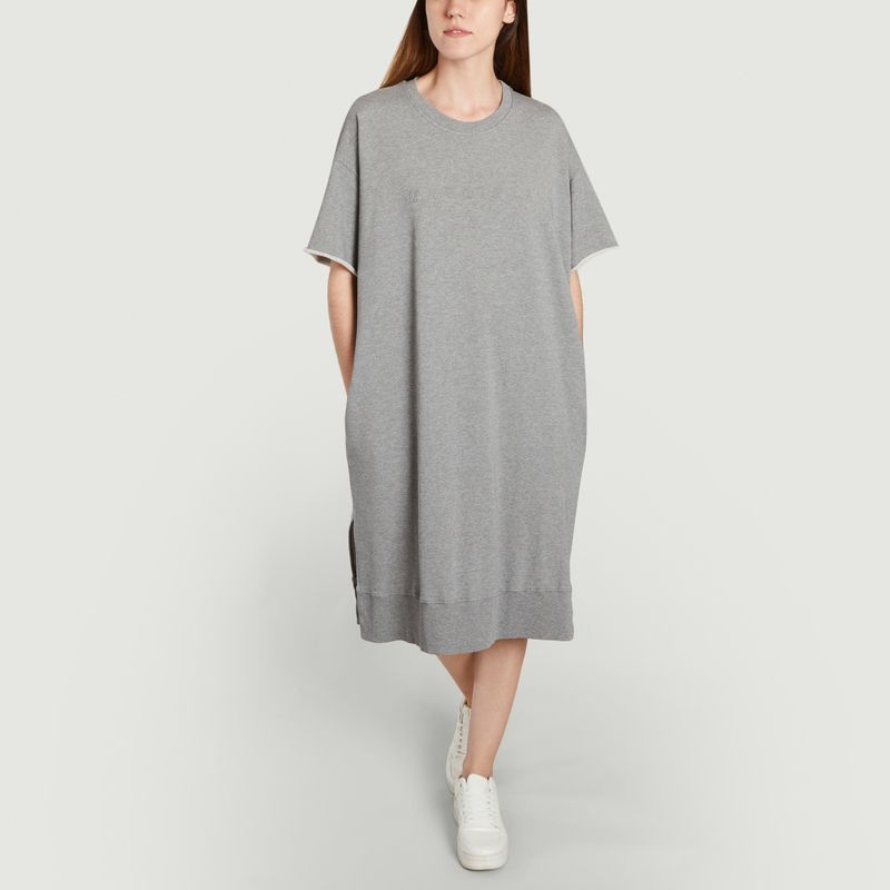 T-Shirt-Kleid in Übergröße - MM6 Maison Margiela