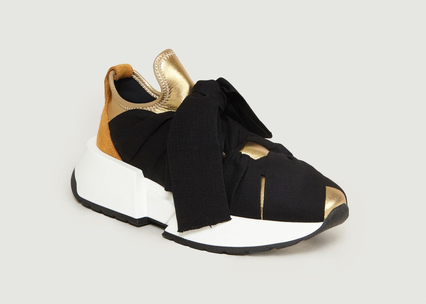 maison margiela gold sneakers