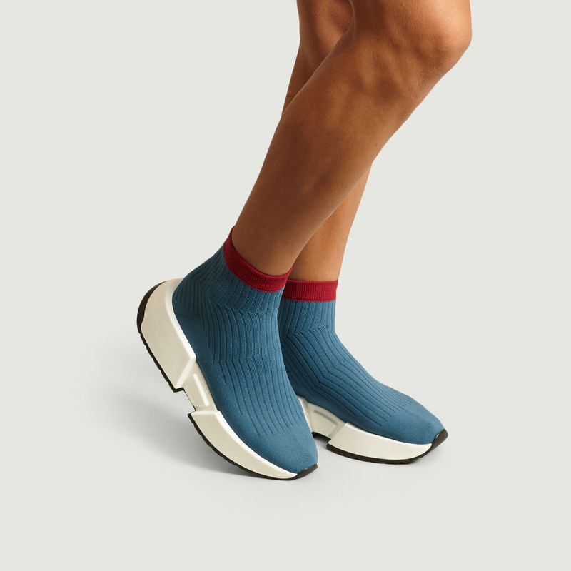 Flatform Sock Sneakers - MM6 Maison Margiela