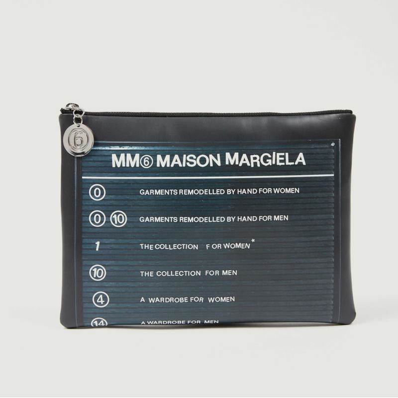 Pochette zippée à pendentif  - MM6 Maison Margiela