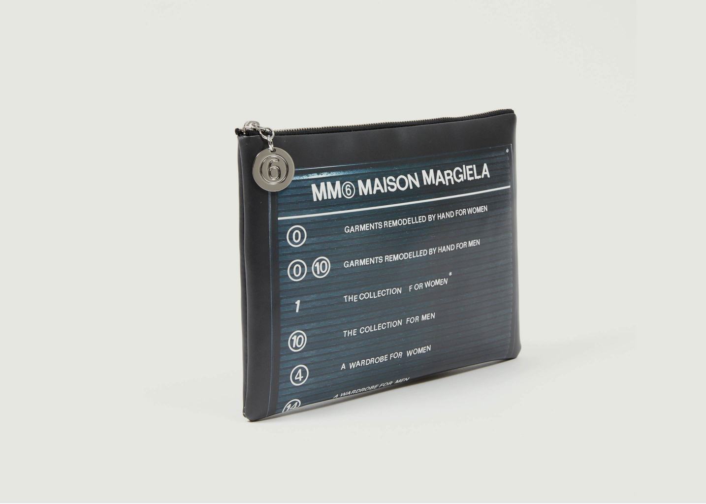 Pochette zippée à pendentif  - MM6 Maison Margiela