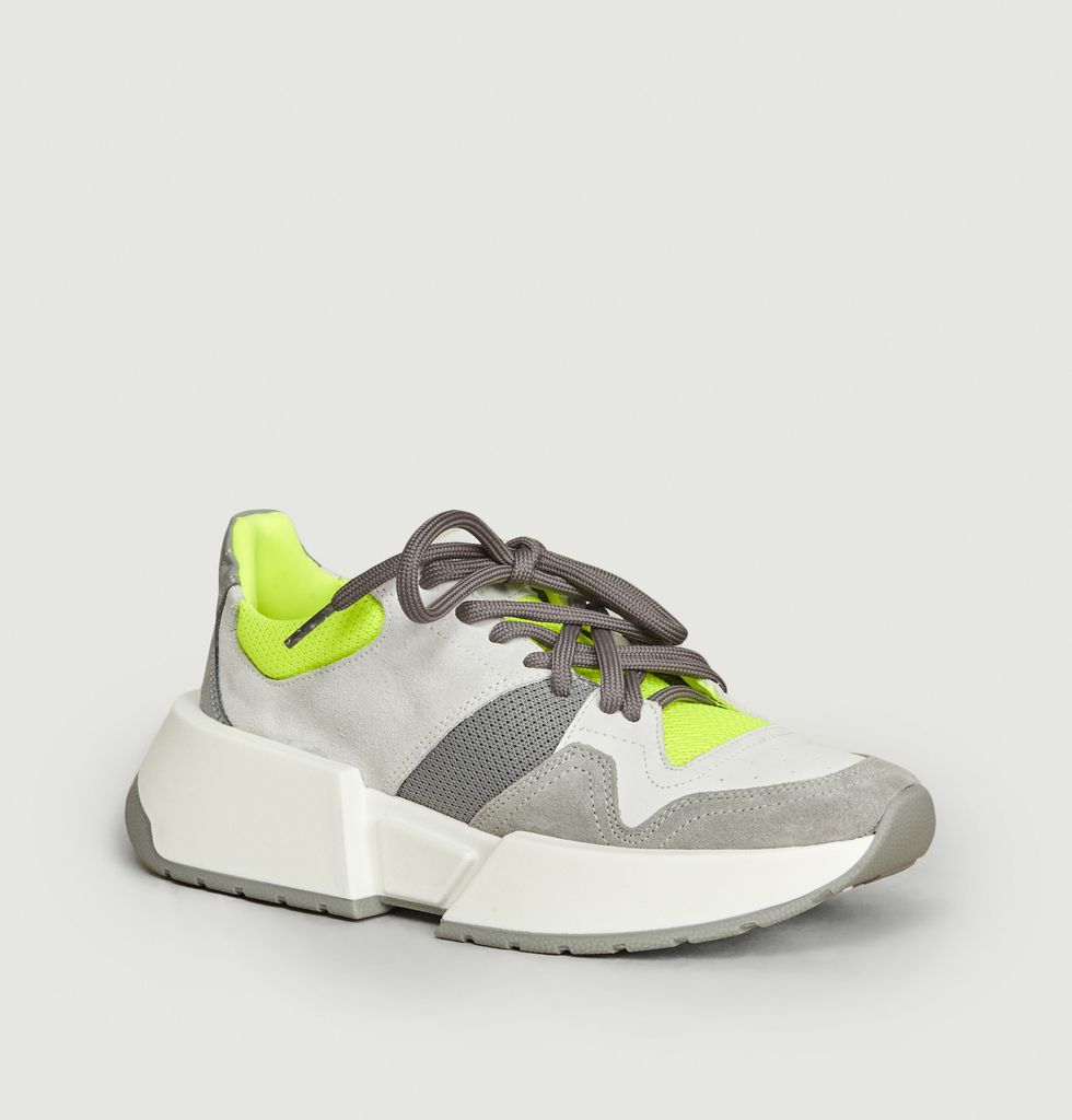 Suede sneakers with inserts Multicolor MM6 Maison Margiela