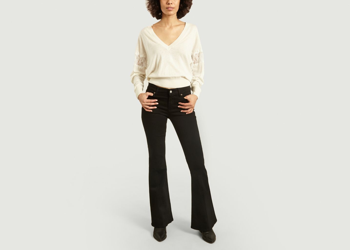 Jean bootcut taille classique - MM6 Maison Margiela