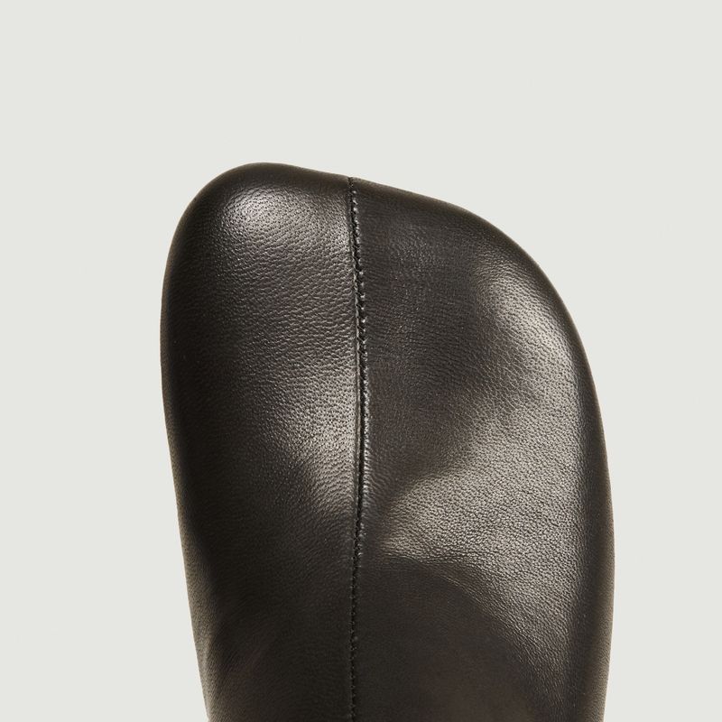 Bottines en cuir à talons contrastés - MM6