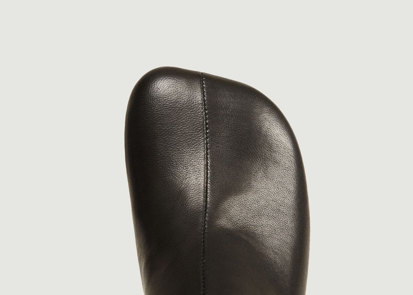 Bottines en cuir à talons contrastés - MM6 Maison Margiela