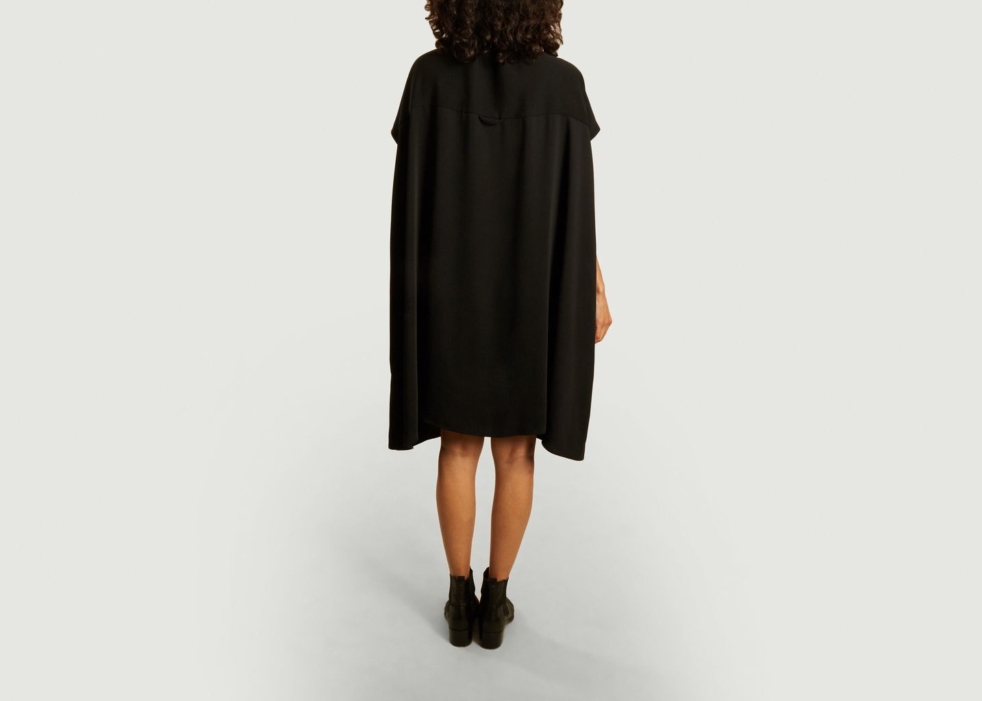 Robe cape boutonnée manches courtes - MM6 Maison Margiela