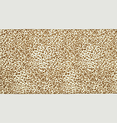 N°543 leopard print wool scarf