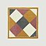Foulard carré en laine motif géométrique Nº531 - Moismont