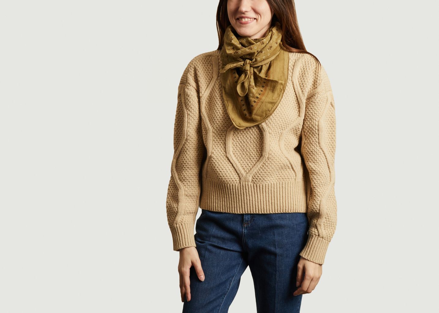 Foulard carré en coton N°520 - Moismont