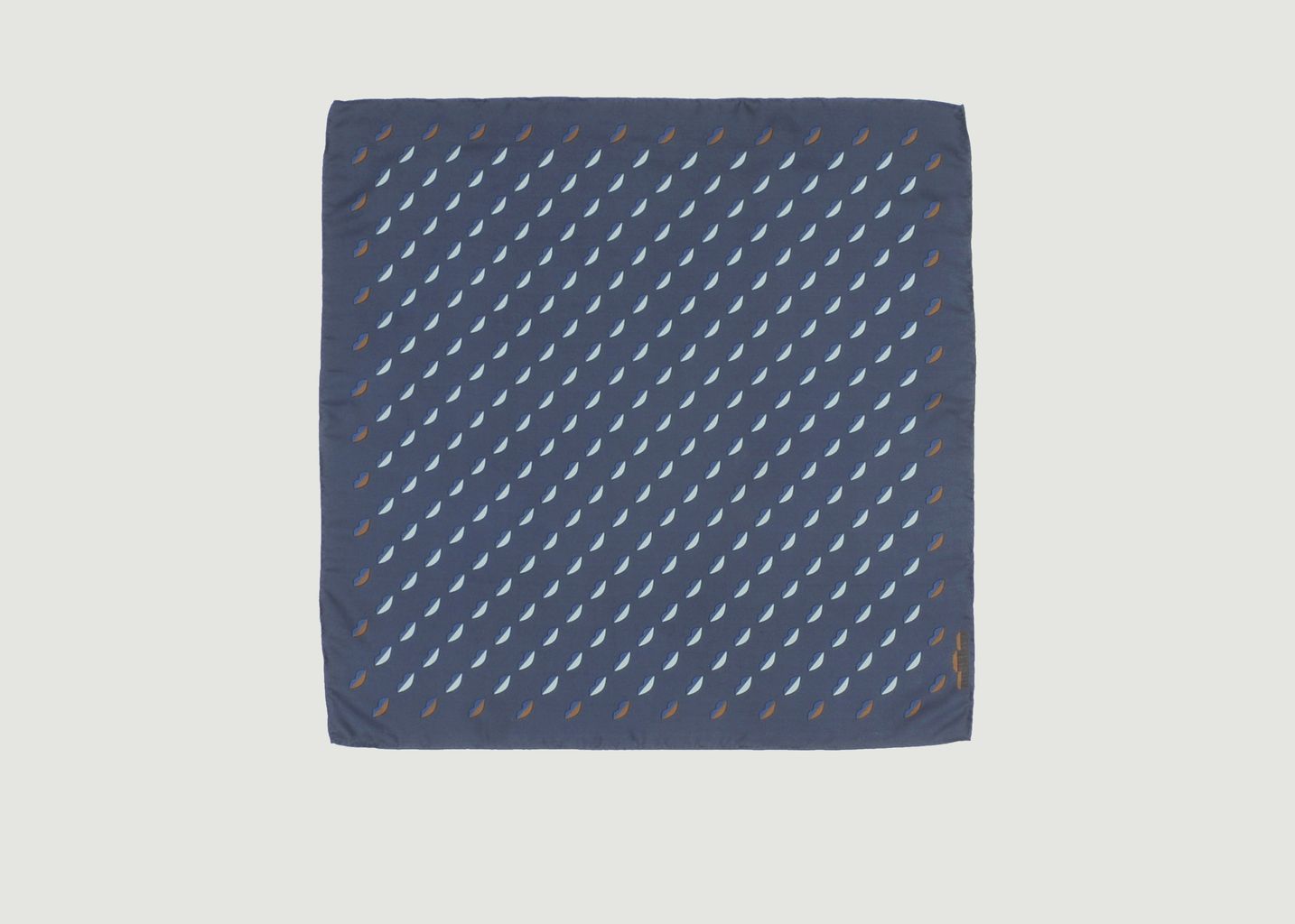 Foulard carré en soie motif bouches N°435 - Moismont