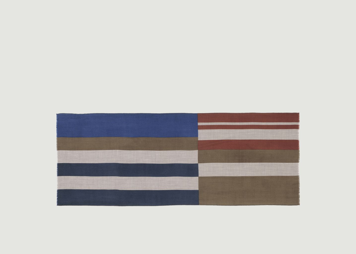 N°451 wool striped scarf - Moismont