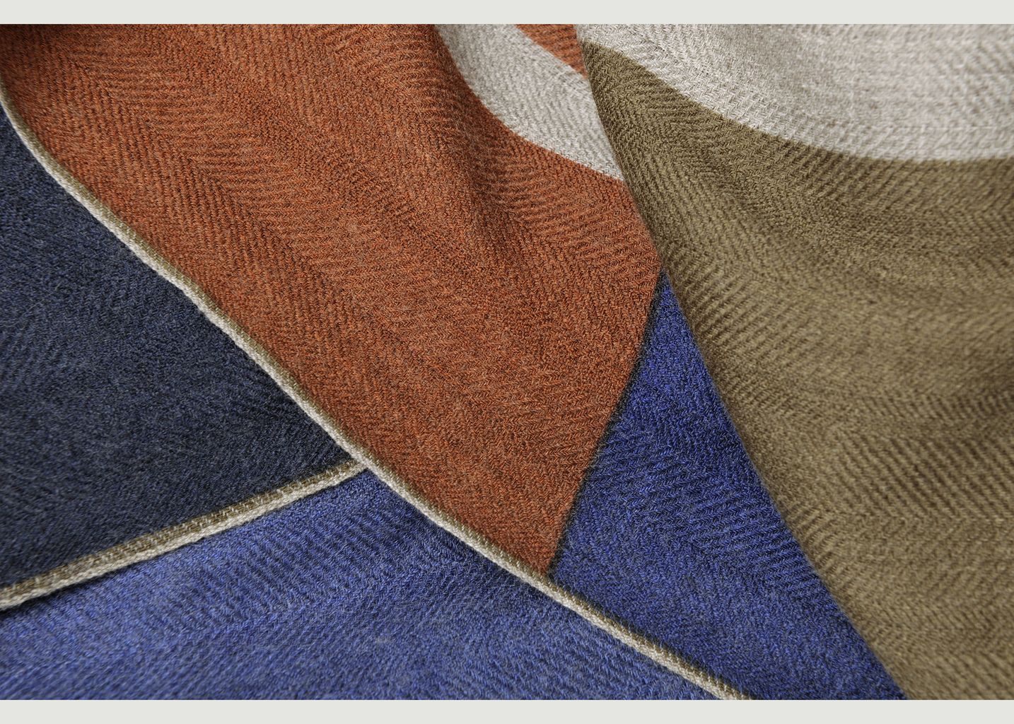 N°451 wool striped scarf - Moismont