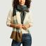 N°456 geometric pattern wool scarf - Moismont