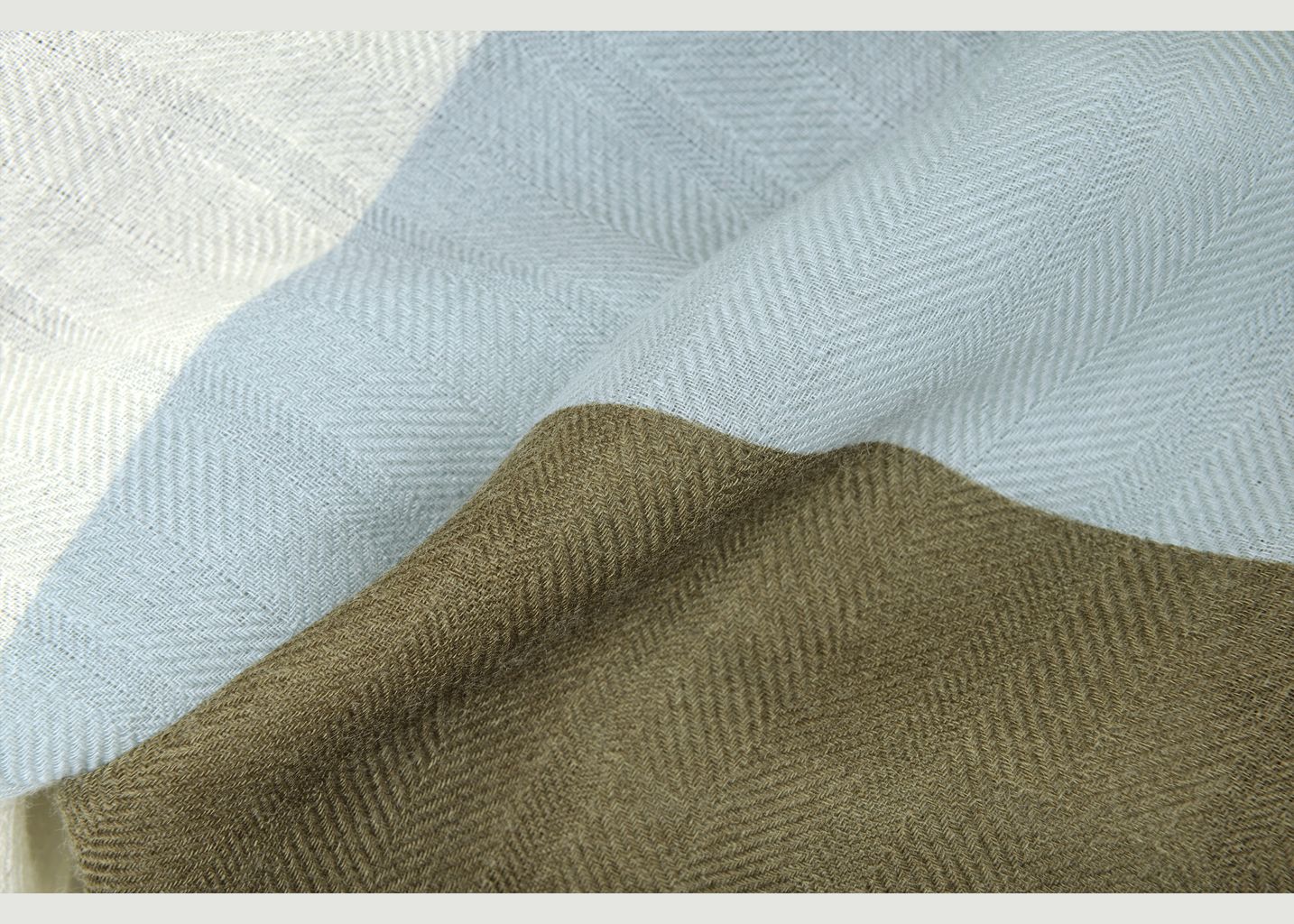 Echarpe en laine motif géométrique N°456 - Moismont