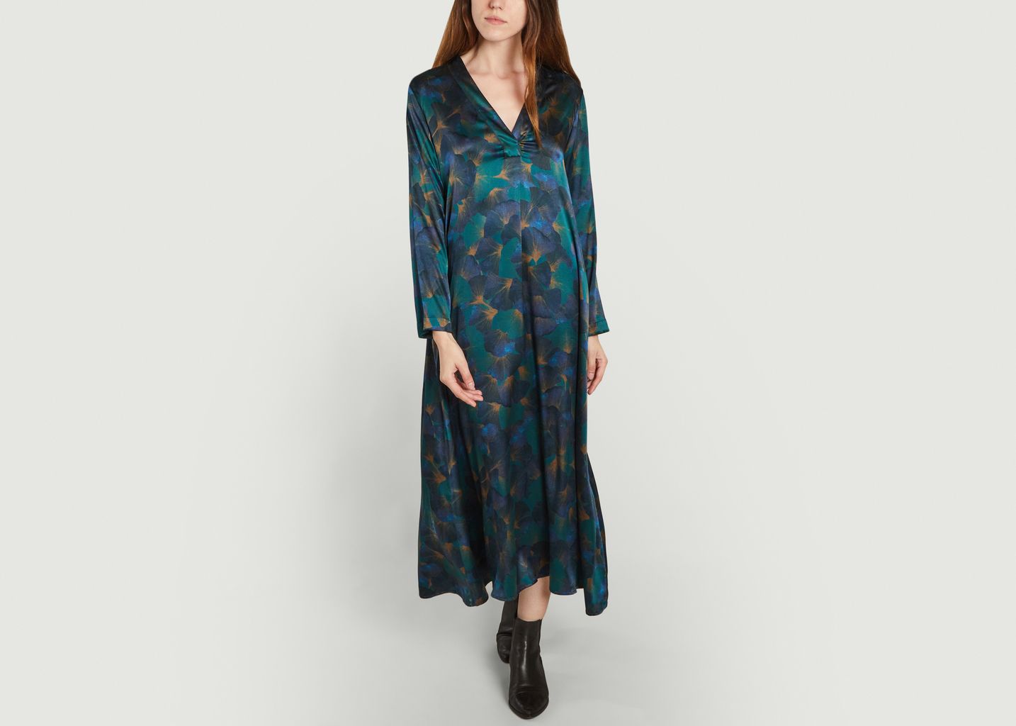 Robe Biarritz en soie - Momoni
