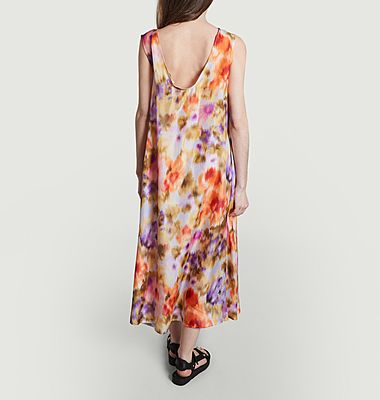 Fancy printed silk maxi dress Destin