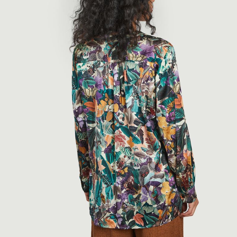 Angelica Bis blouse in silk - Momoni