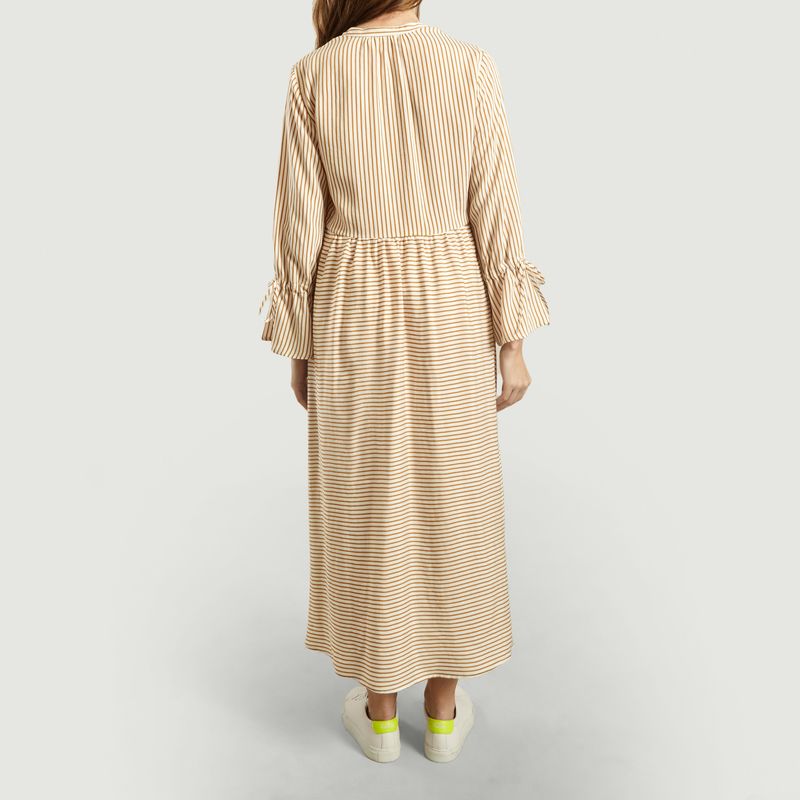  Long Striped Dress Brecena - Momoni