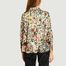Aita flower print silk blouse - Momoni