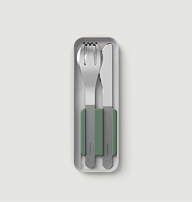 MB Slim Box natural green - The mobile cutlery 2.0