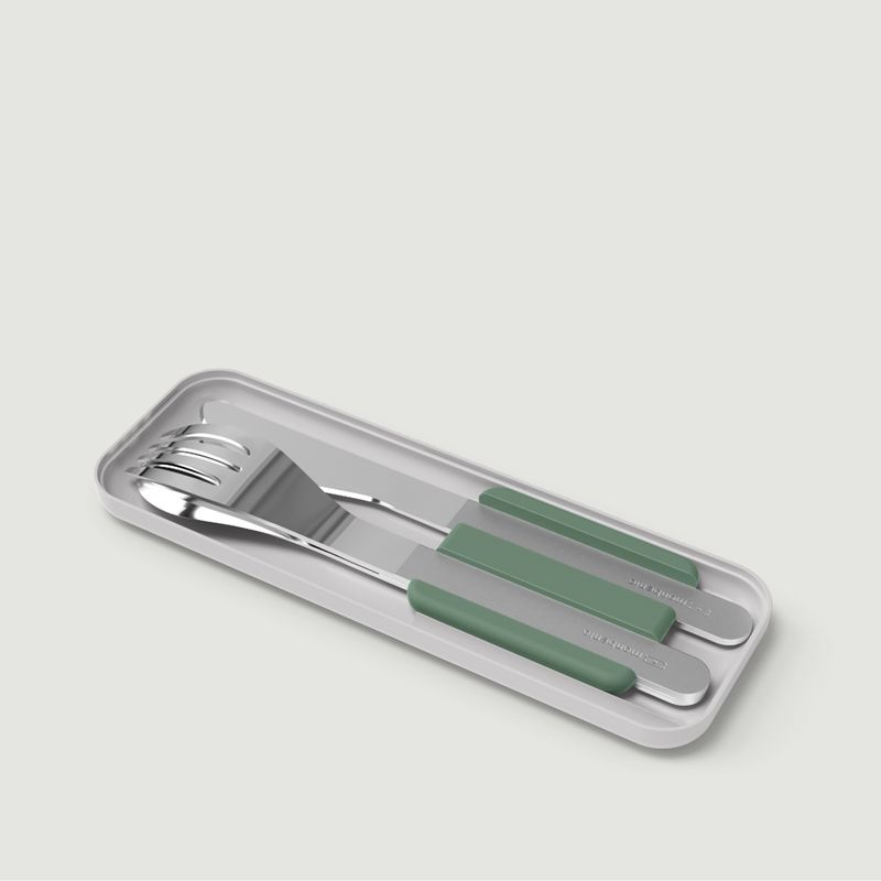 MB Slim Box natural green - The mobile cutlery 2.0 - monbento