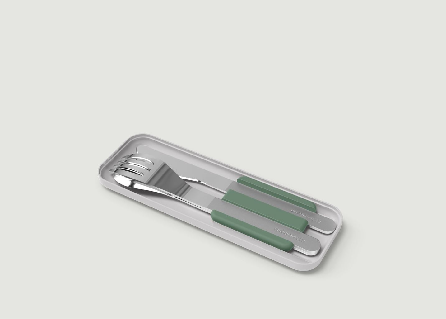 MB Slim Box natural green - The mobile cutlery 2.0 - monbento