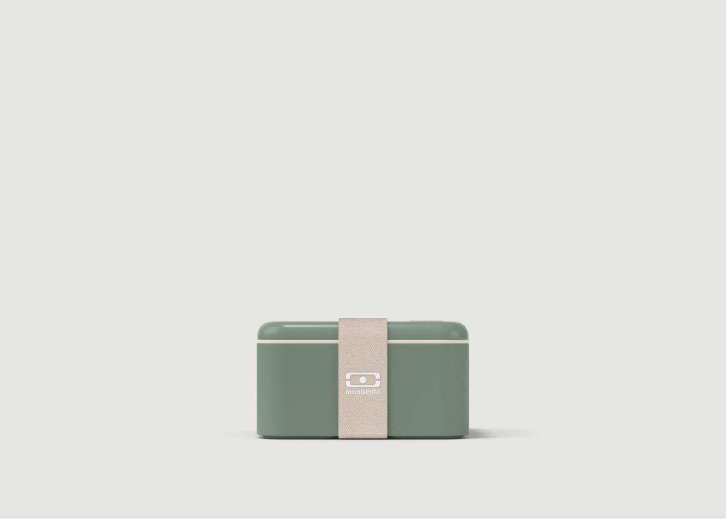 MB Square green Natural - The square bento made in France - monbento