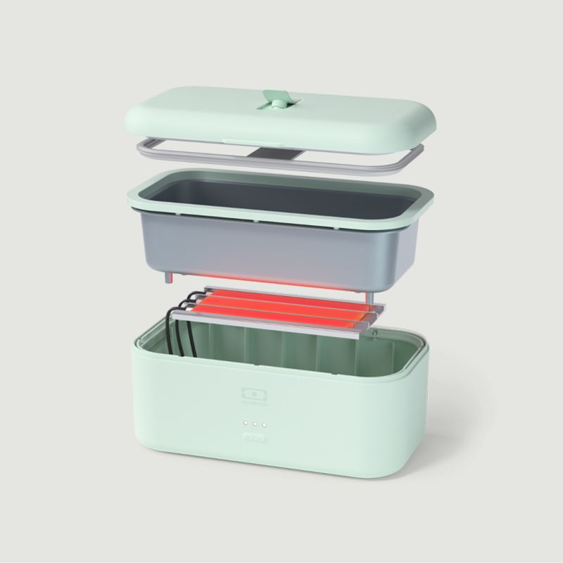 Lunch box chauffante design coloré • Mon habit chauffant