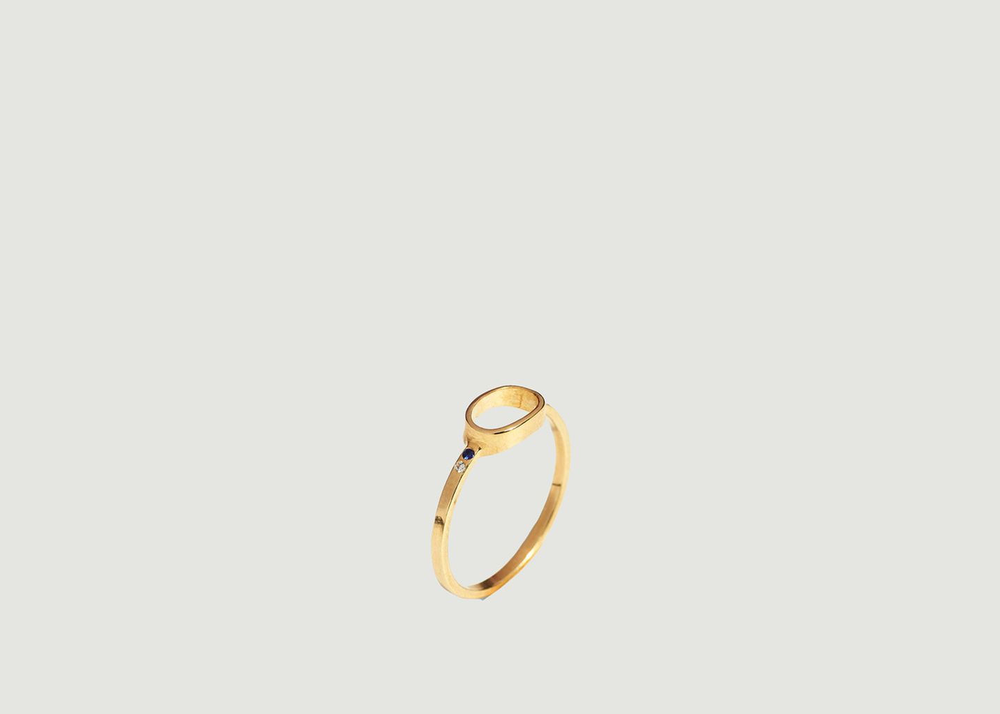 Ring Für ein wenig Zärtlichkeit oval - Moncomble