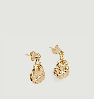 Ina yellow vermeil stud earrings