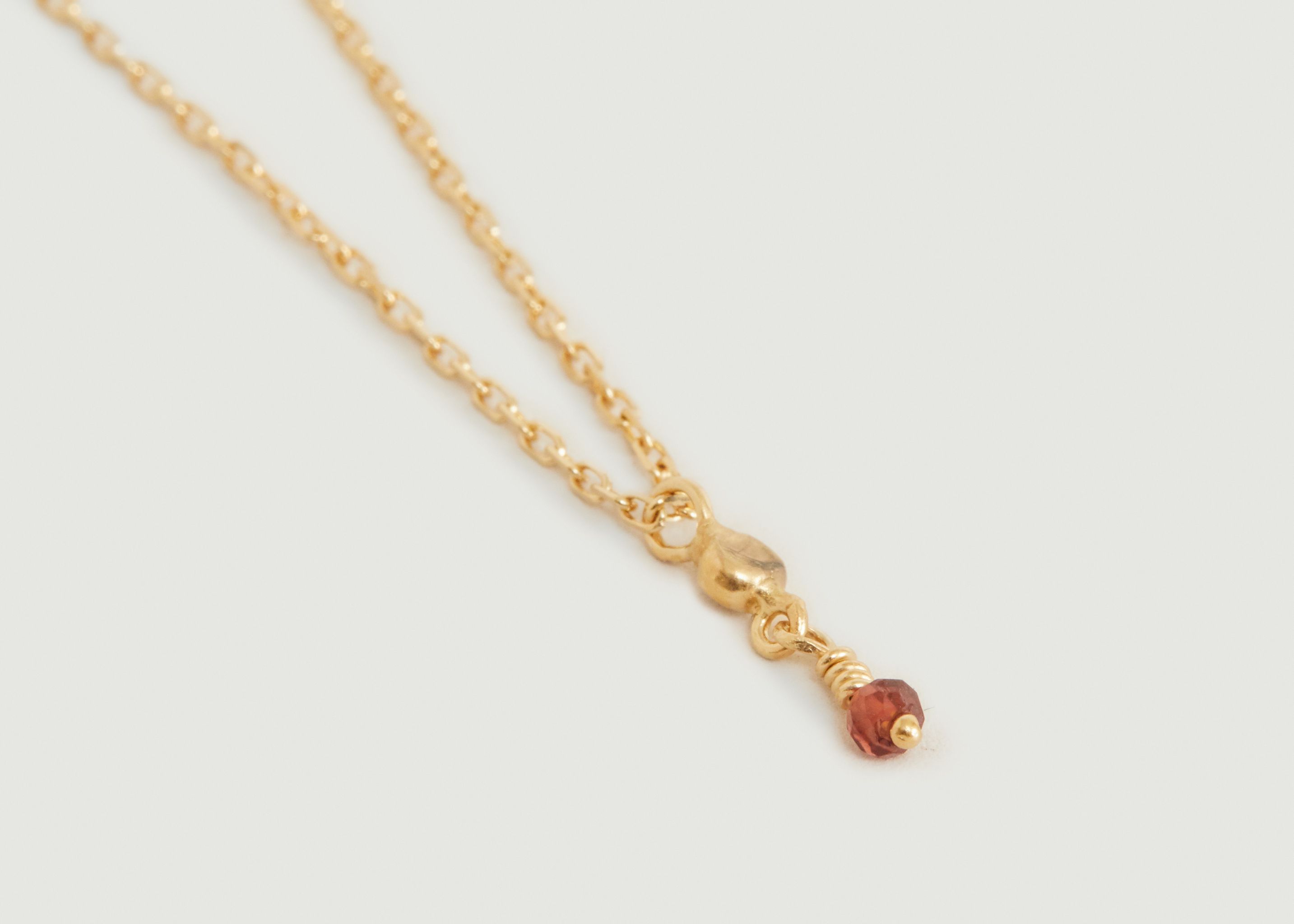 Tia chain necklace with pendant - Monsieur