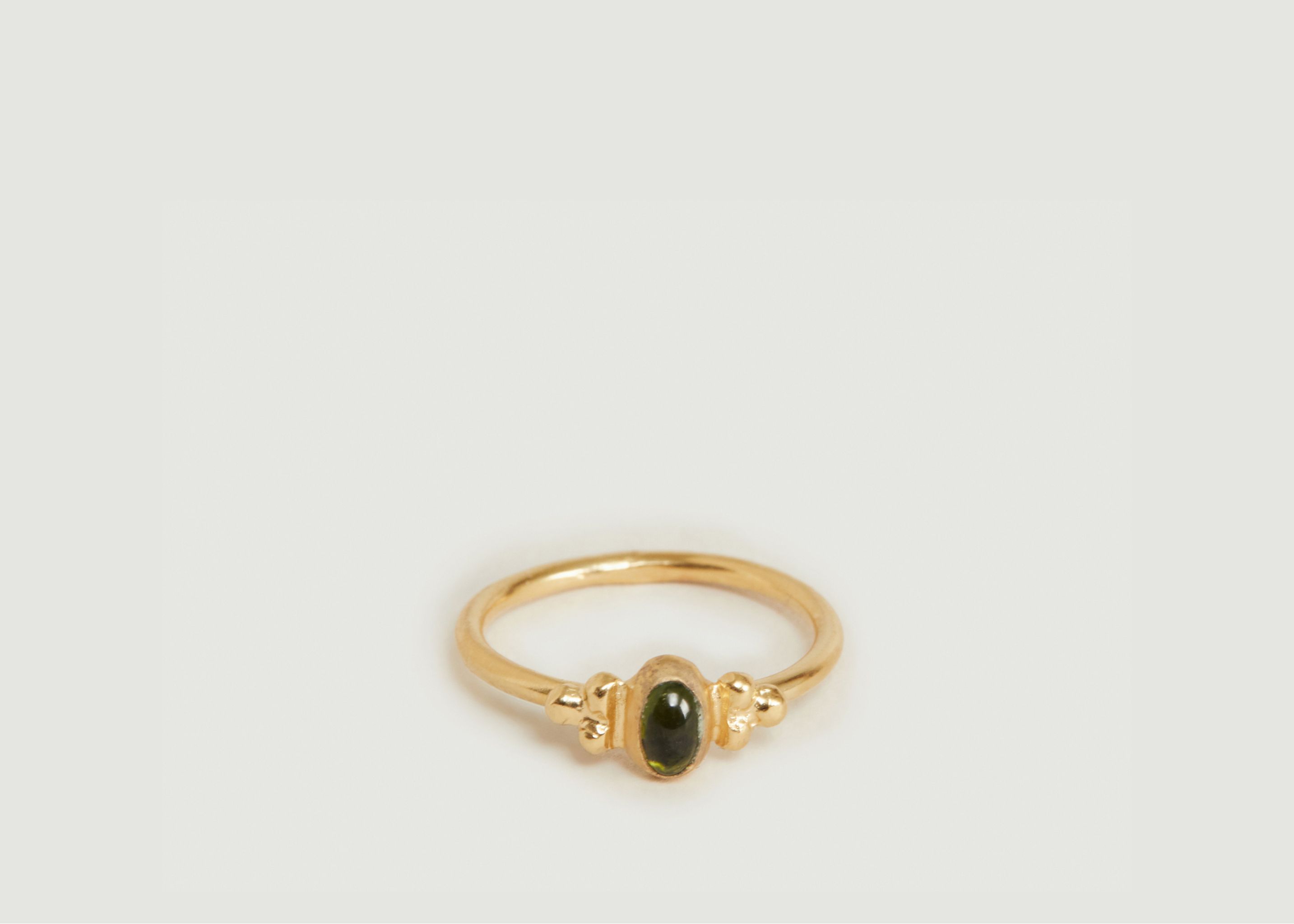 Green tourmaline lila ring - Monsieur