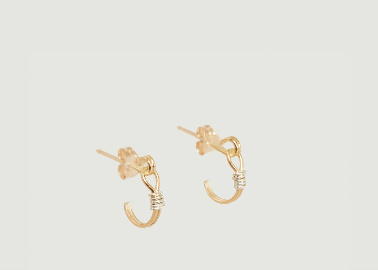 Edgar Small gold hoop earrings - Monsieur