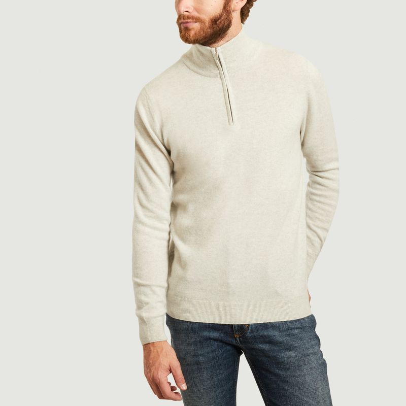 Blaise Zipped Sweater - Maison Montagut