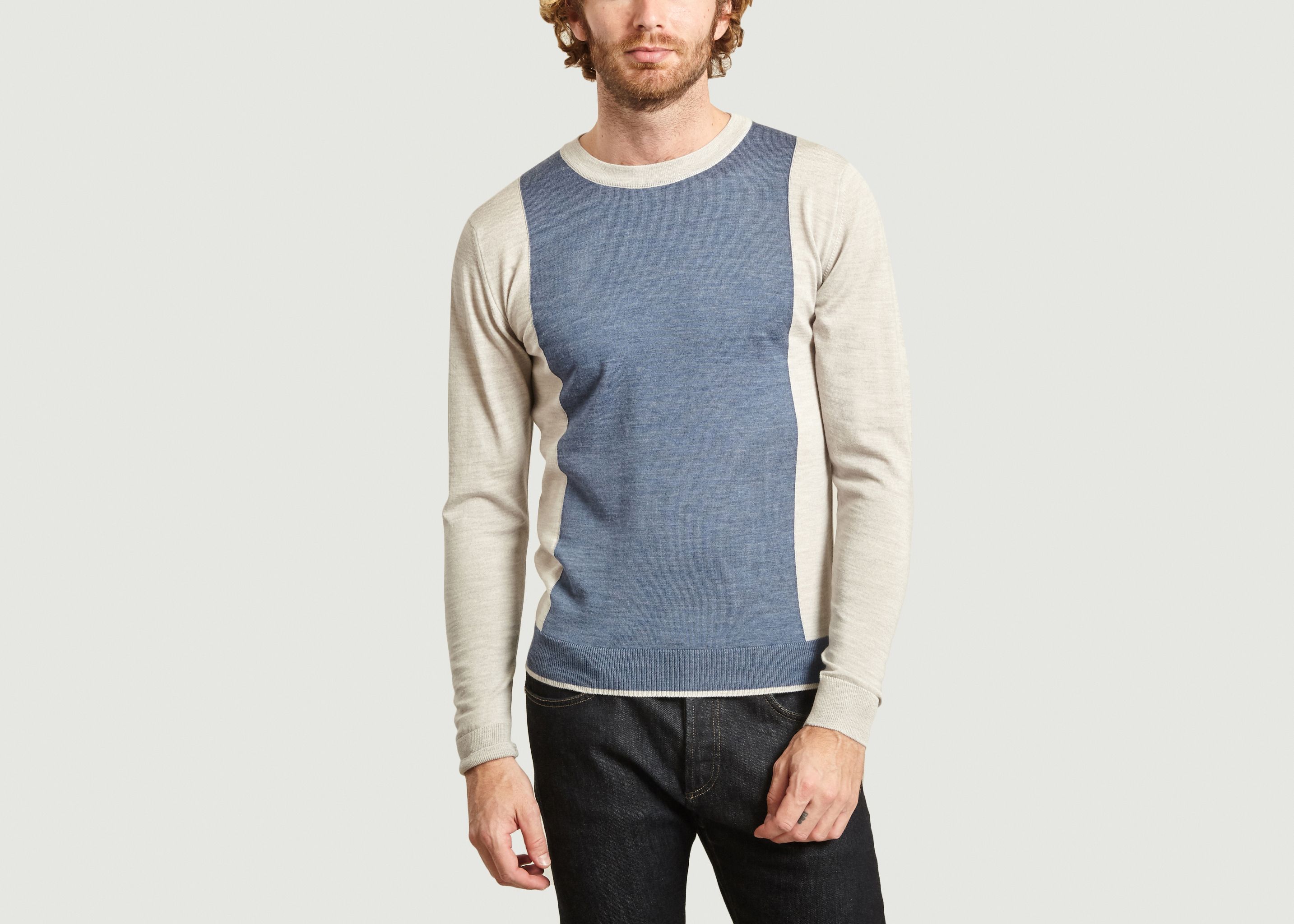 Bi-color Lasso sweater - Maison Montagut