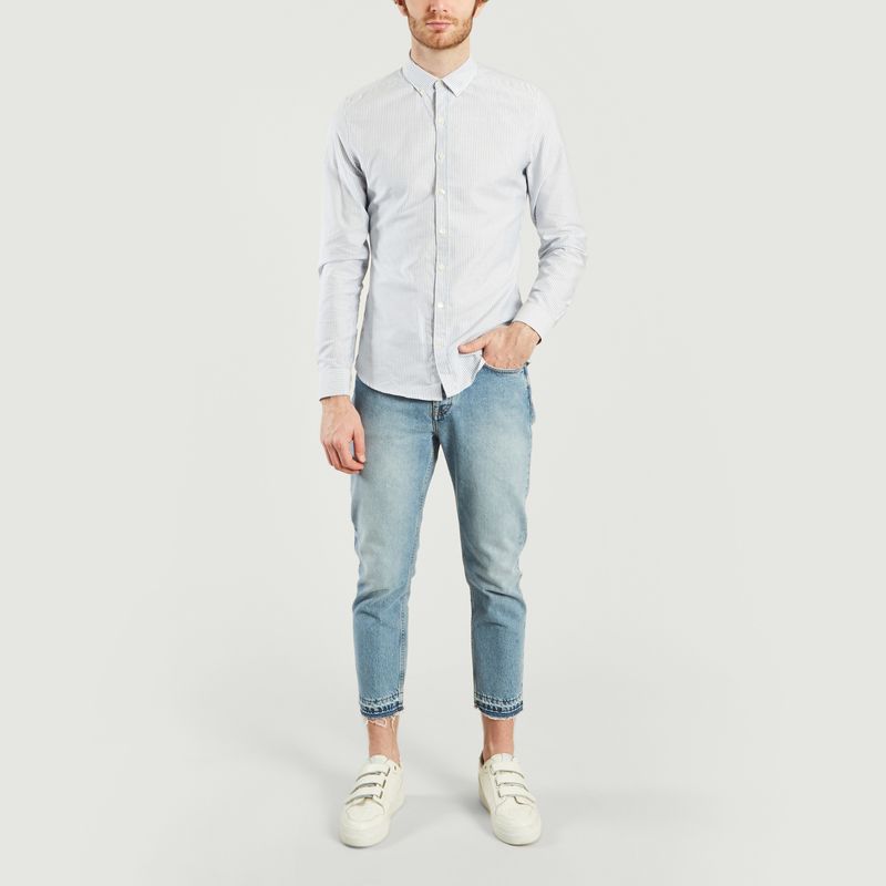 City Centre Striped Oxford Shirt - Montlimart