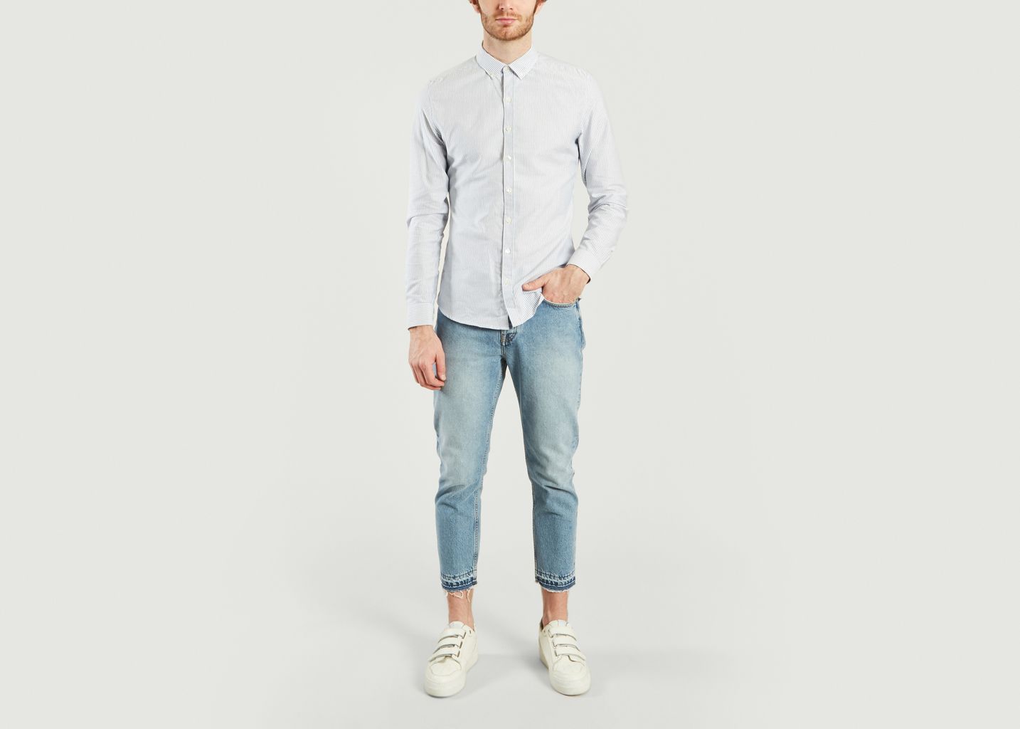 City Centre Striped Oxford Shirt - Montlimart