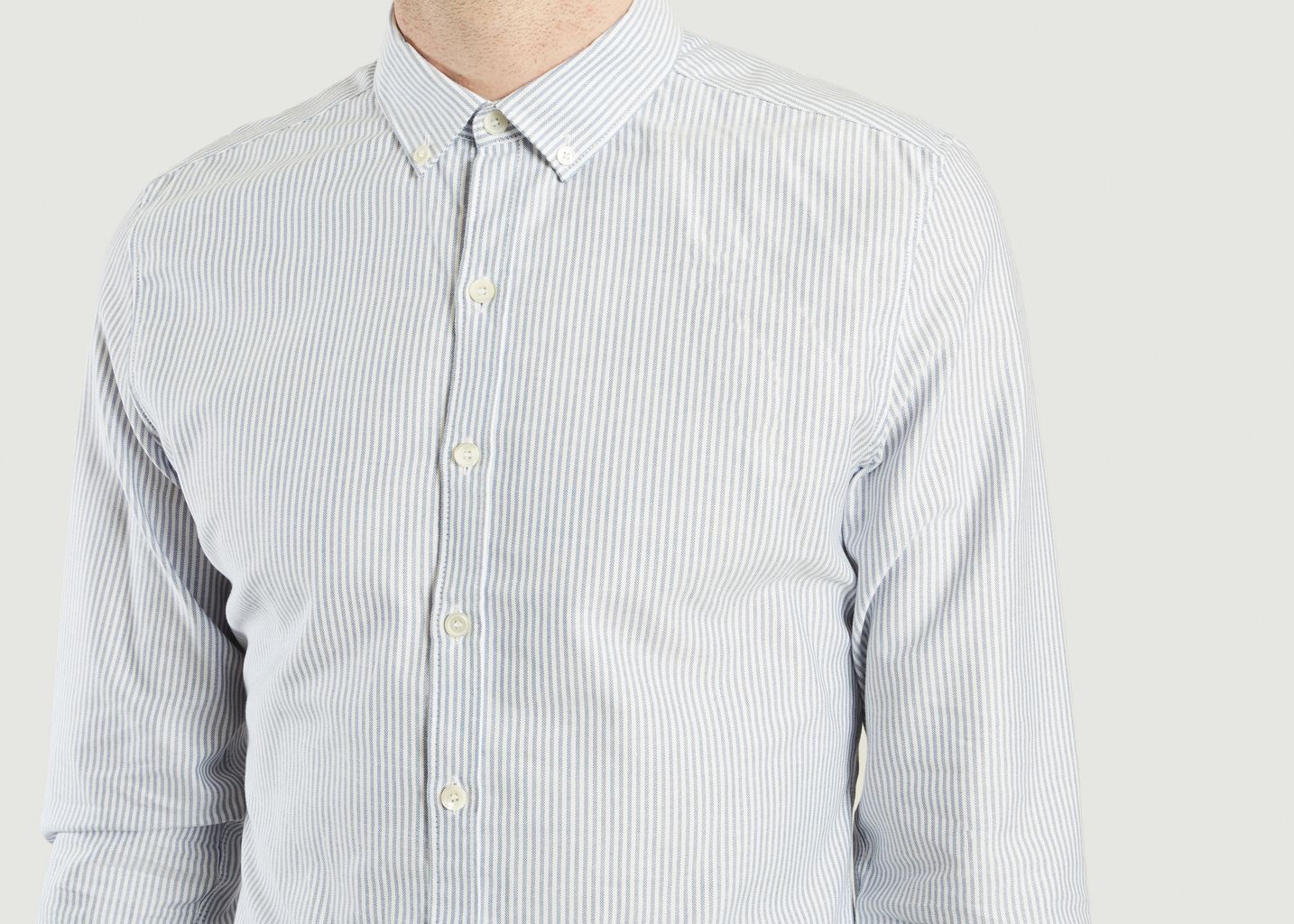 City Centre Striped Oxford Shirt - Montlimart