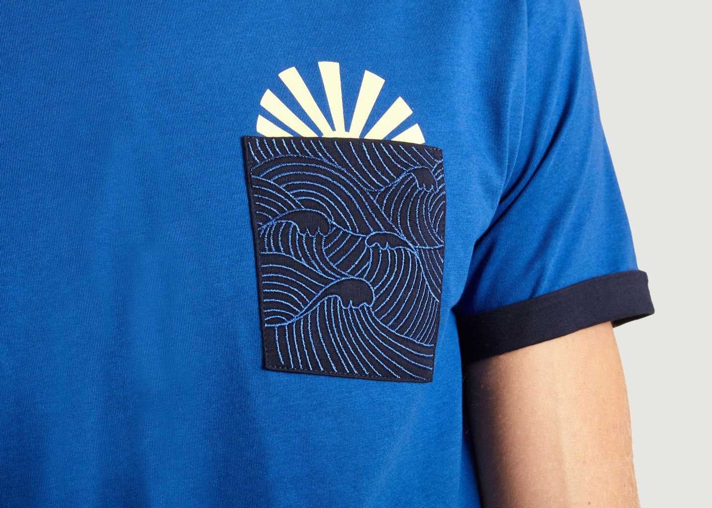 T-Shirt A Poche Fantaisie La Mer - Montlimart