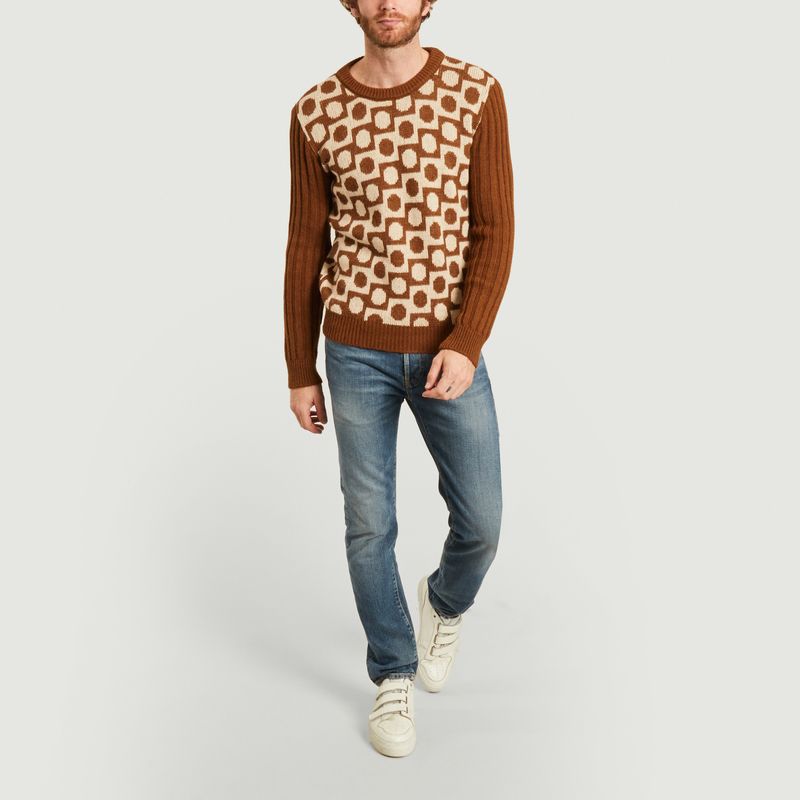 Stuart geometric pattern sweater - Le Mont St Michel