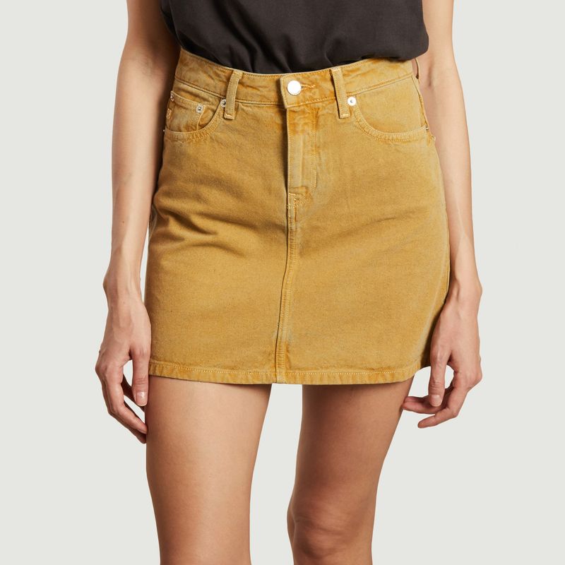 Sophie Rocks tinted denim short skirt - Mud Jeans