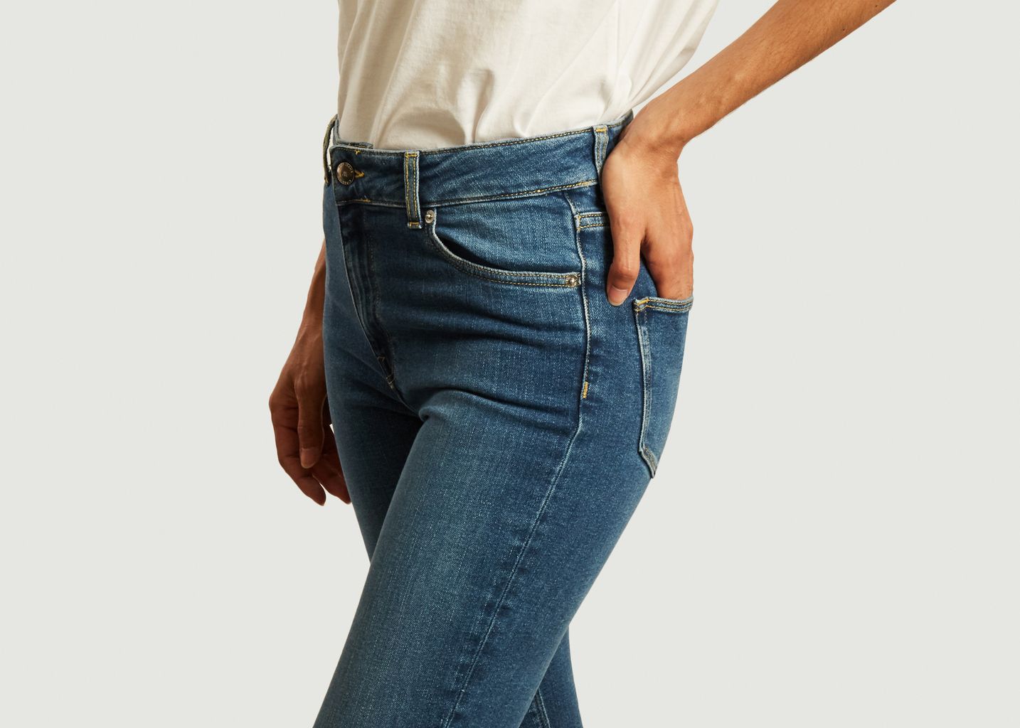 Jean en coton bio GOTS Regular Swan - Mud Jeans