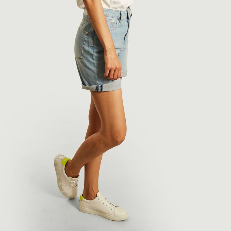 Short en jean délavé Beverly - Mud Jeans