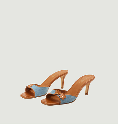 Pantoletten aus Jeans tenerife