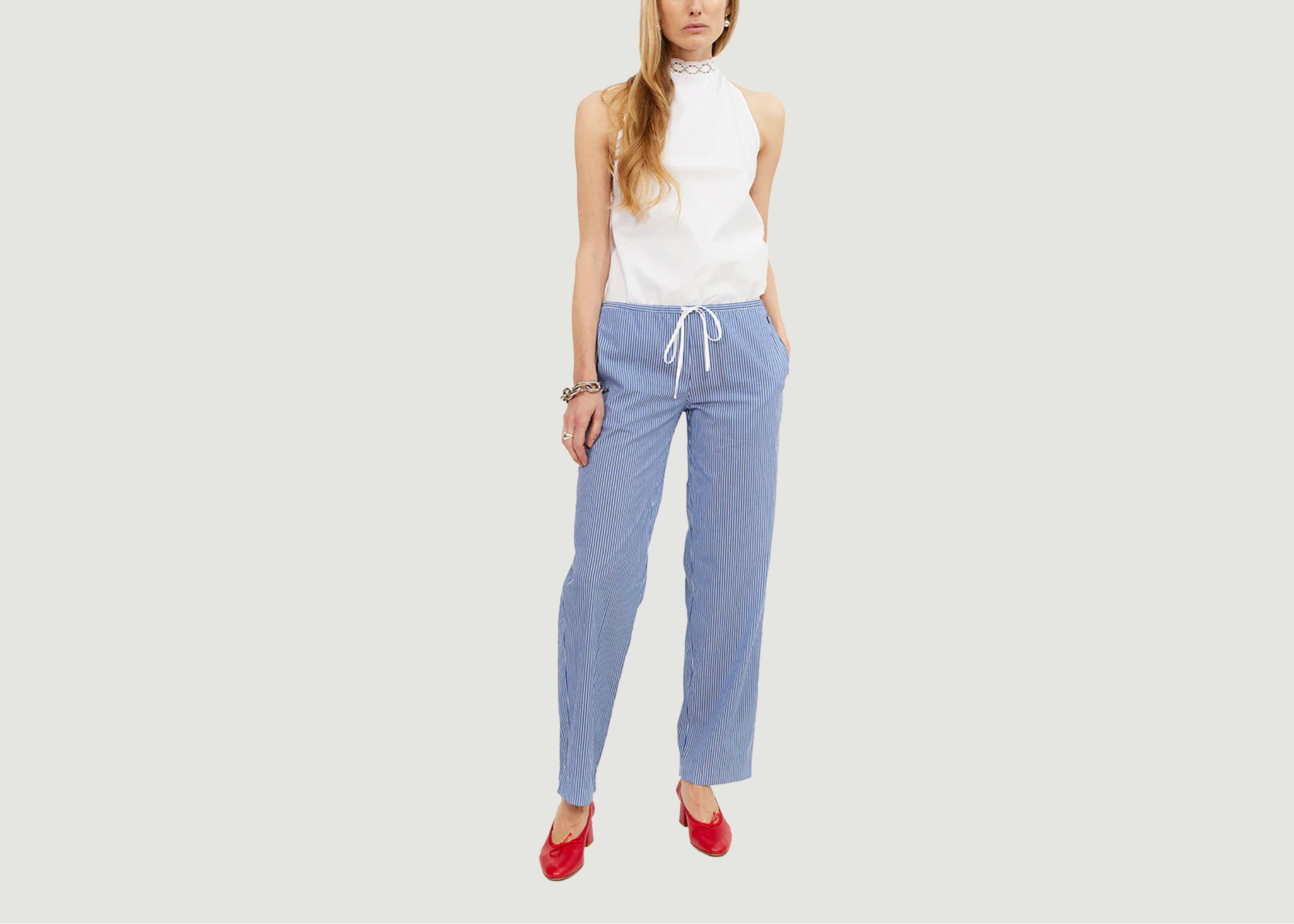 Mythical Embroidered Loose Pants - Musier