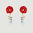 The Wizard of Oz poppy and rat dangling earrings - N2