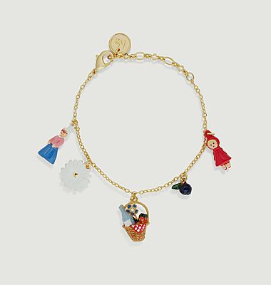 Bracelet charms picnic Little Red Riding Hood